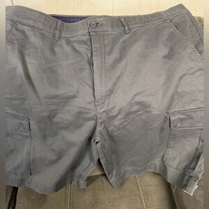 St. John’s bay dark gray cargo shorts New!